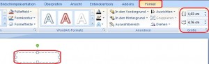 Größe des Textfeldes ändern Größe des Textfeldes ändern