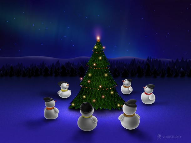 Weinachtsbaum Hintergrundbild