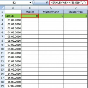 Zählenwenn Funktion Zählenwenn Funktion