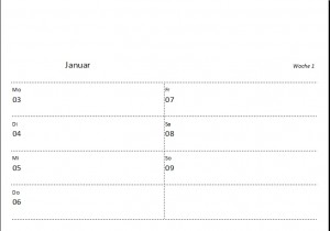 Wochenkalender