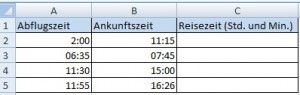 Zeitangaben Zeitangaben
