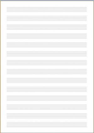Notenblatt