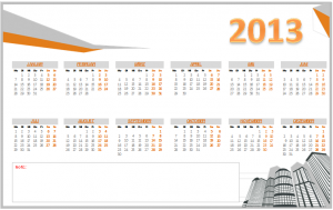 Jahreskalender 2013 (mit Notizfeld) Jahreskalender 2013 (mit Notizfeld)