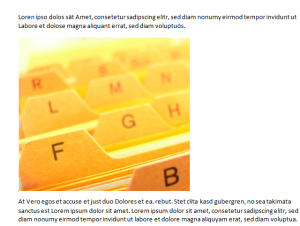 Bildschirmausschnitt in Word