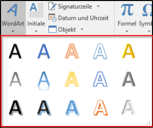 WordArt-Stil