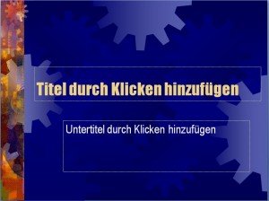 Fabrik Präsentationsvorlage