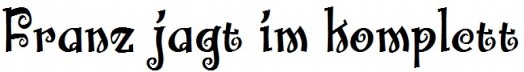 Schriftart