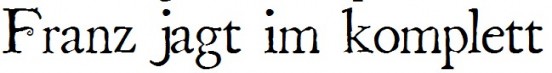 Schriftart