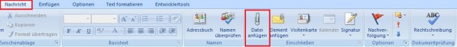 Datei einfügen