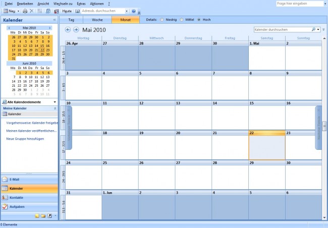 Outlook-Kalender