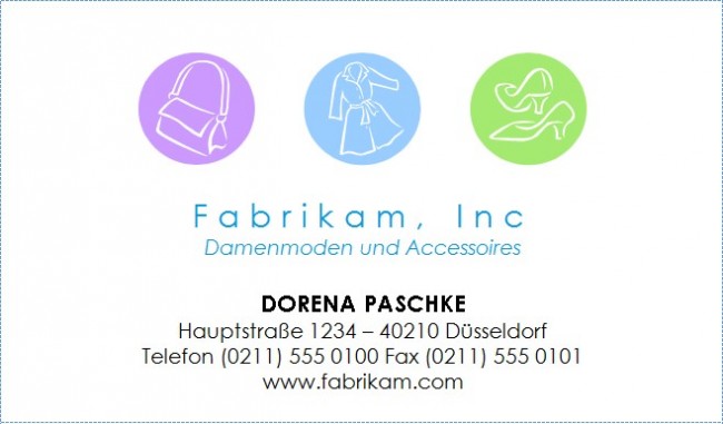 Fabrik Visitenkarte