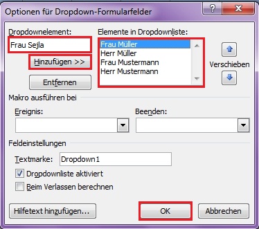 Word Formular erstellen, schützen und bearbeiten - Office ...