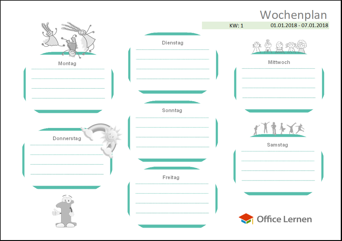 Wochenplan - Office-Lernen.com