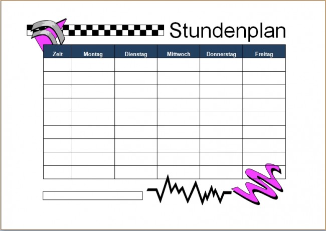Stundenplan 2
