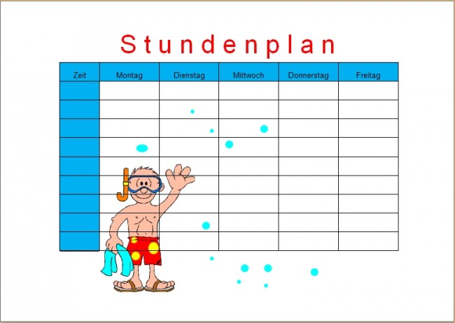 Stundenplan 3