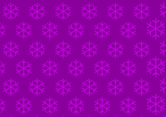 Geschenkpapier Schneeflocken-Violett