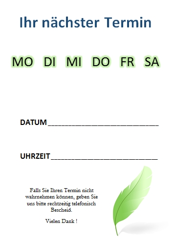 Terminzettel Zum Ausdrucken Kostenlos: Terminzettel Selbstdurchschreibend Praxisbedarf