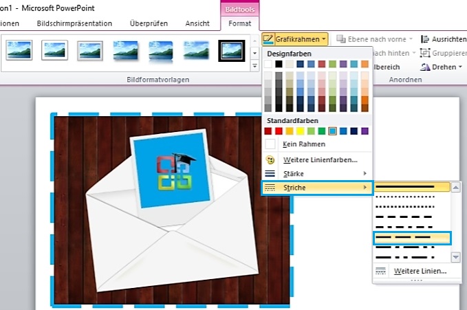 Bilder zur PowerPoint Präsentation einfügen und formatieren Office