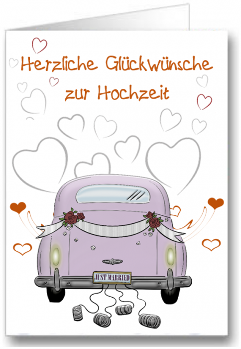 Word: Kostenlose Hochzeitsgrußkarten - Office-Lernen.com