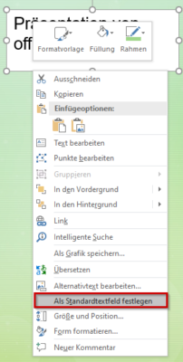 PowerPoint: Textfeld einfügen, kopieren, löschen und als ...