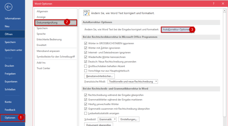 Word Autokorrektur Funktion Anwenden Office Lernen Com