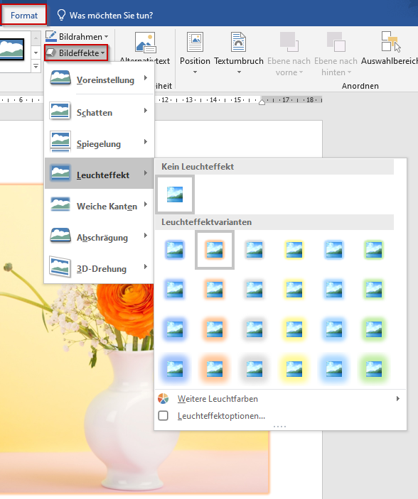 Word Bilder Formatieren Office Lernen Com