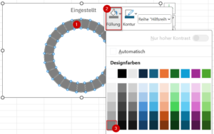 Diagrammfüllung auswählen