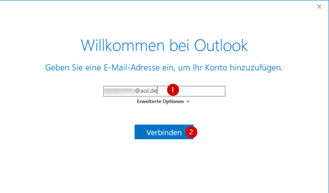 Email eingeben