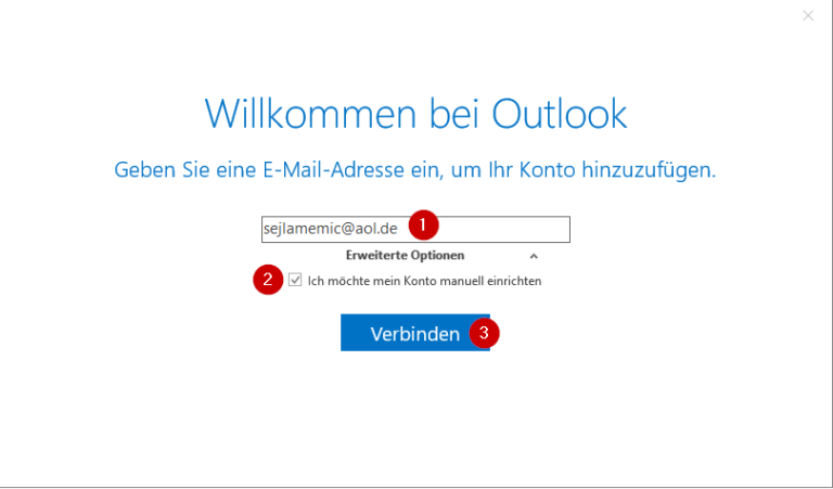 7588954568907568365alleoutlook E Mail Konto Automatisch Und Manuell Hinzufc3bcgen Officehtml
