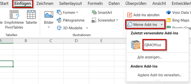 Meine Add-Ins