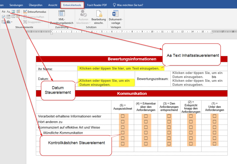 Word Formular erstellen, schützen und bearbeiten - Office-Lernen.com