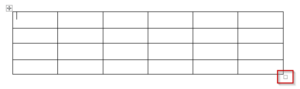 Ziehpunkt Tabelle