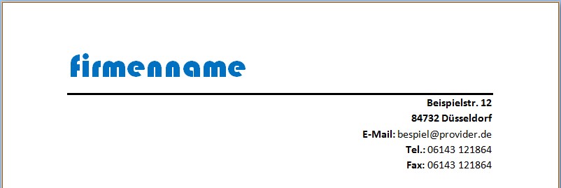 Mit Word Eigenen Briefkopf Erstellen Und Gestalten Office Lernen Com